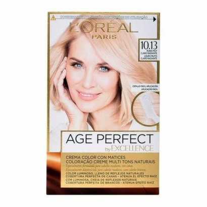Antiaging Dauerfärbung Excellence Age Perfect L'Oreal Make Up Excellence Age Perfect Nº 9.0-rubio muy claro (1 Stück)-Haarfärbemittel-Verais