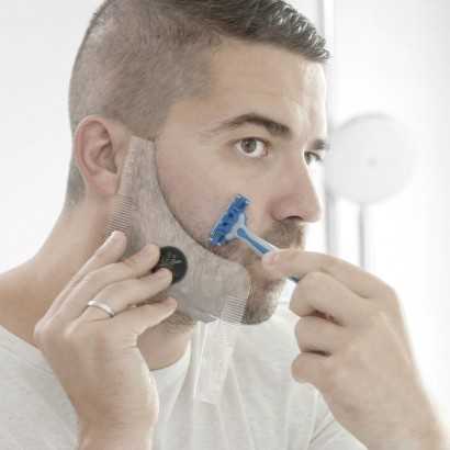 Hipster Barber Bartschablone InnovaGoods-Haarentfernung und Rasur-Verais