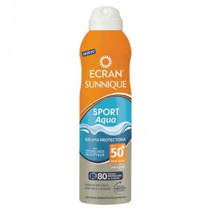 Sun Screen Spray Sport Aqua Ecran (250 ml) 50+ (250 ml)-Protective sun creams for the body-Verais