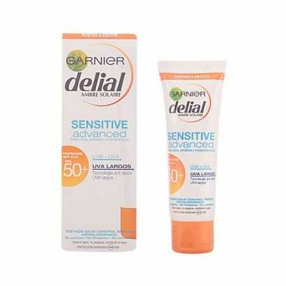 Facial Sun Cream Sensitive Delial SPF 50+ (50 ml) (Unisex) (50 ml)-Protective sun creams for the face-Verais