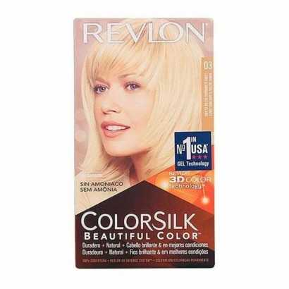 Tinte sin Amoniaco Colorsilk Revlon RK-76789 Rubio Ultra Claro Natural (1 unidad)-Tintes de pelo-Verais