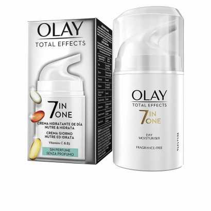Anti-Ageing Hydrating Cream Olay Total Effects 7-in-1 50 ml-Anti-wrinkle and moisturising creams-Verais