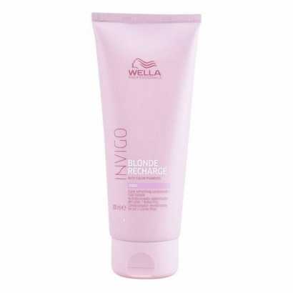 Conditioner for Dyed Hair Invigo Blonde Recharge Wella (200 ml)-Softeners and conditioners-Verais