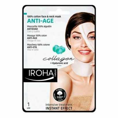 Anti-Ageing Revitalising Mask Cotton Face & Neck Iroha Cotton Face Neck Mask (1 Unit)-Face masks-Verais