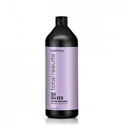 Colour Neutralising Shampoo Total Results So Silver Matrix Total Results Color Care So Silver (1000 ml) 1 L-Shampoos-Verais