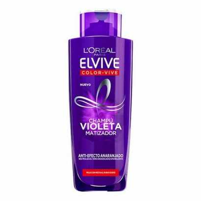 Shampoing pour Cheveux Teints Elvive Color-vive Violeta L'Oreal Make Up (200 ml)-Shampooings-Verais