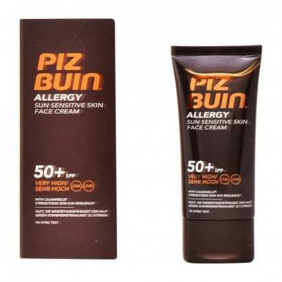 Facial Sun Cream Allergy Piz Buin Spf 50 (50 ml) (Unisex) (50 ml)-Protective sun creams for the face-Verais