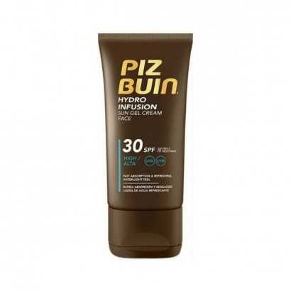 Facial Sun Cream Piz Buin Hydro Infusion (50 ml)-Protective sun creams for the face-Verais