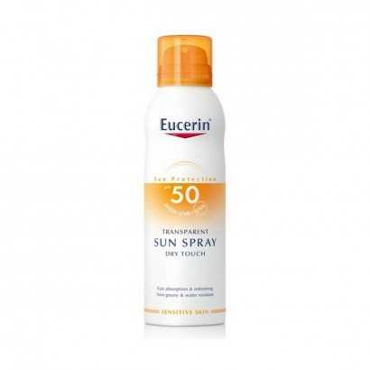 Body Sunscreen Spray Sensitive Eucerin 200 ml-Protective sun creams for the body-Verais