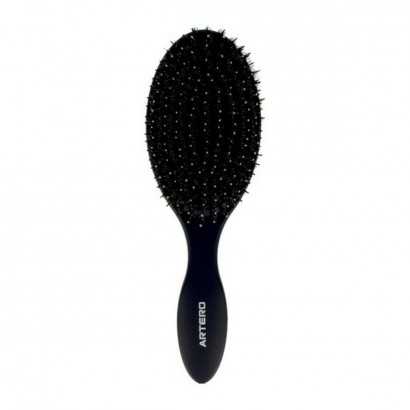 Detangling Hairbrush Oval Graphite Artero Black-Combs and brushes-Verais