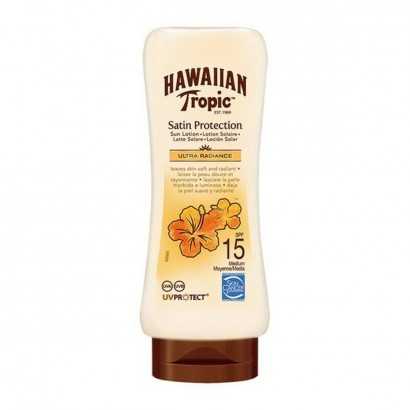 Sun Lotion Satin Protection Ultra Radiance Hawaiian Tropic-Protective sun creams for the body-Verais