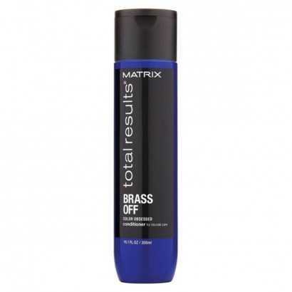 Conditioner for Dyed Hair Total Results Brass Off Matrix (300 ml)-Softeners and conditioners-Verais