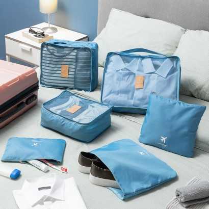 Suitcase Organiser Bag Set Luggan InnovaGoods 6 Pieces-Travel sets-Verais