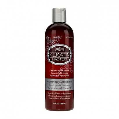 Conditioner Keratin Protein Smoothing HASK (355 ml)-Softeners and conditioners-Verais