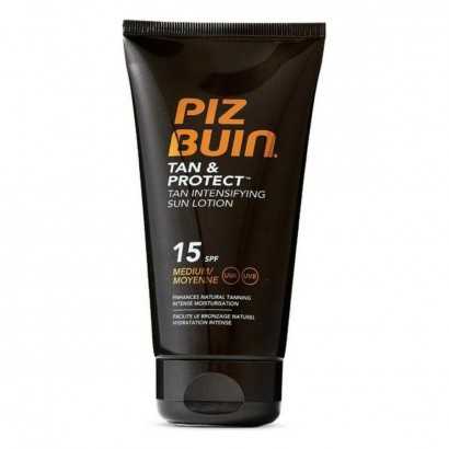 Sun Lotion Piz Buin Tan & Protect SPF 15 (150 ml) (150 ml)-Protective sun creams for the body-Verais
