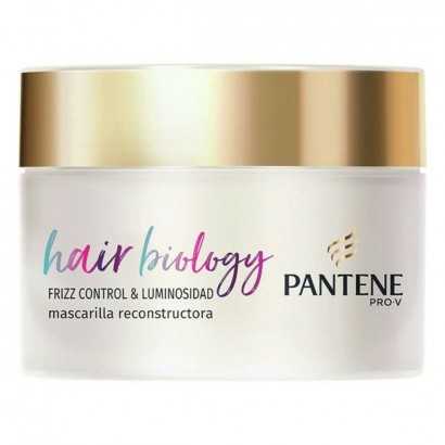 Haarmaske Hair Biology Frizz & Luminosidad Pantene (160 ml)-Haarkuren-Verais