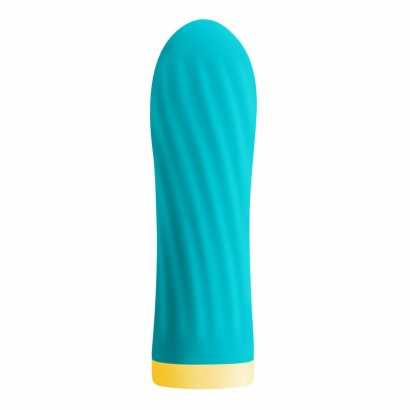 Bullet Vibrator S Pleasures Turquoise (8,5 x 2,5 cm)-Bullet vibrators-Verais