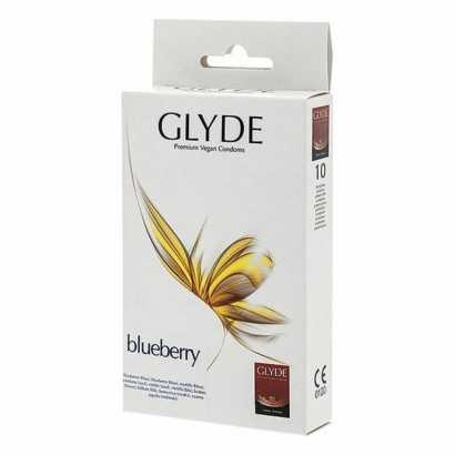 Condoms Glyde Blueberry 18 cm (10 uds)-Condoms-Verais