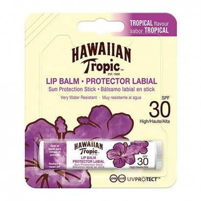 Sun Block Lip Balm Hawaiian Tropic Spf 30 30 (4 g)-Protective sun creams for the body-Verais