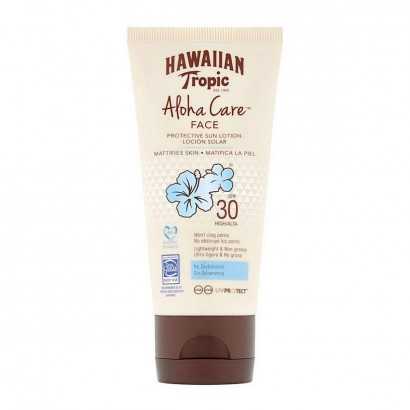Sun Lotion Aloha Care Hawaiian Tropic Spf 30 (Unisex) (90 ml)-Protective sun creams for the face-Verais