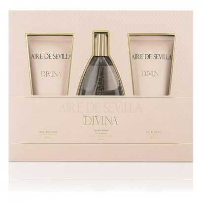 Women's Perfume Set Divina Aire Sevilla 3 Pieces (3 pcs)-Cosmetic and Perfume Sets-Verais