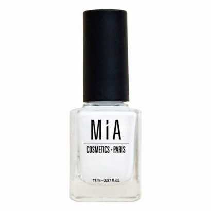 Nail polish Mia Cosmetics Paris Frost White (11 ml)-Manicure and pedicure-Verais