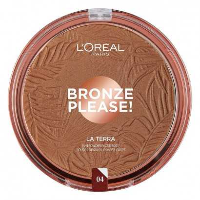 Bronzing Powder Bronze Please! L'Oreal Make Up 18 g-Compact powders-Verais