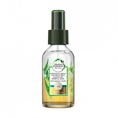 Hair Oil Botanicals Hemp & Aloe Herbal Botanicals Aloe Hemp 100 ml-Softeners and conditioners-Verais