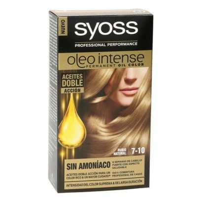 Permanent Dye Syoss Olio Intense Ammonia-free Nº 7,10 Blonde Natural-Hair Dyes-Verais