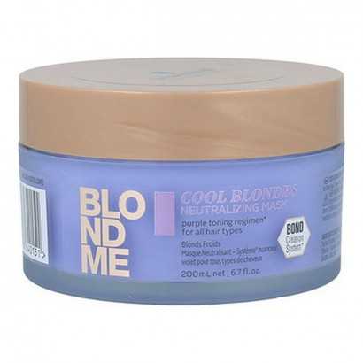 Hair Mask Blondme Cool Blondes Schwarzkopf (200 ml)-Hair masks and treatments-Verais