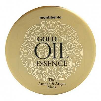 Hair Mask Gold Oil Essence Amber and Argan Montibello (200 ml)-Hair masks and treatments-Verais