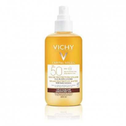 Sun Block Capital Soleil Enhanced Tan Vichy 101094 Spf 50 Spf 50 200 ml-Body sun protection cream spray-Verais