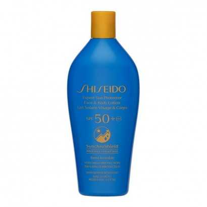 Sun Lotion Expert Sun Protector Shiseido Spf 50+ (300 ml)-Protective sun creams for the body-Verais