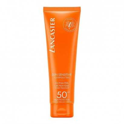 Sun Milk Sun Sensitive Lancaster Oil-free Spf 50 (150 ml)-Protective sun creams for the body-Verais
