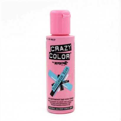 Semi-permanent Colourant Crazy Color 002281 Nº 63 Bubblegum Blue (100 ml)-Hair masks and treatments-Verais
