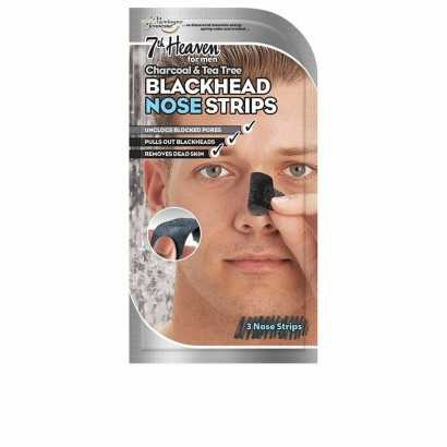 Nasal Strips for Eliminating Impurities 7th Heaven For Men Black Head (3 uds)-Cleansers and exfoliants-Verais