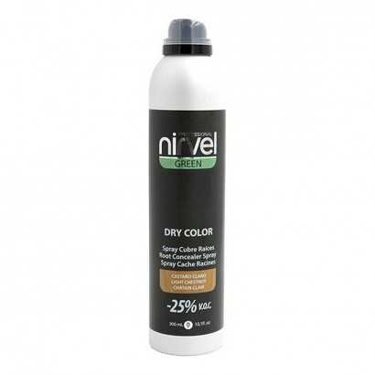 Spray Cubre Canas Green Dry Color Nirvel Green Dry Castaño Claro (300 ml)-Tintes de pelo-Verais