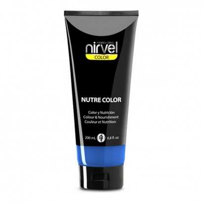 Zeitlich begrenzter Farbstoff Nutre Color Nirvel Fluorine Blue (200 ml)-Haarfärbemittel-Verais
