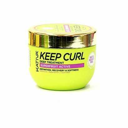 Hair Mask Kativa Keep Curl 250 ml (250 ml)-Hair masks and treatments-Verais