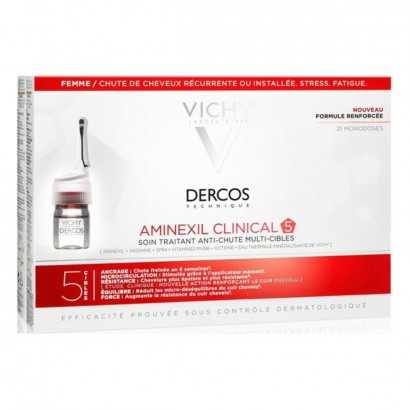 Tratamiento Anticaída Dercos Vichy 12585750 6 ml (21 x 6 ml)-Mascarillas y tratamientos capilares-Verais