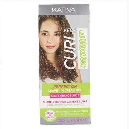 Curl Defining Cream Keep Curl Perfector Leave In Kativa KT00370 (200 ml)-Hair waxes-Verais