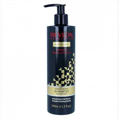 Shampoo und Spülung Real Black Seed Strength Revlon 0616762940067 (340 ml)-Shampoos-Verais