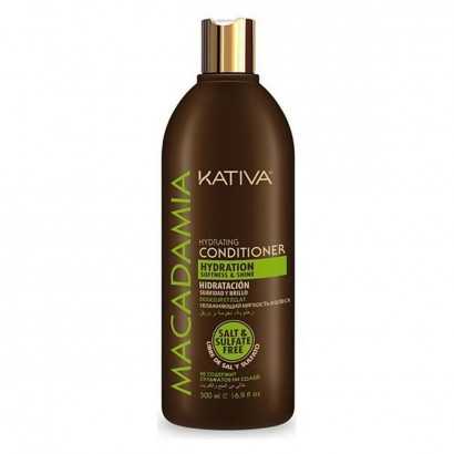 Après-shampooing Macadamia Kativa Macadamia Hidratante (500 ml)-Adoucisseurs et conditionneurs-Verais