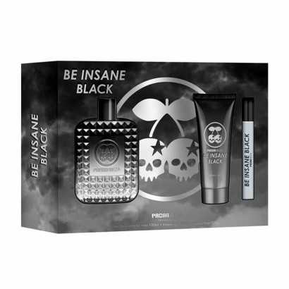 Men's Perfume Set Pacha Ibiza Be Insane Black Men 3 Pieces-Cosmetic and Perfume Sets-Verais