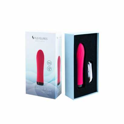 Bullet Vibrator S Pleasures Pink Cherry (13,7 x 3,5 cm)-Bullet vibrators-Verais