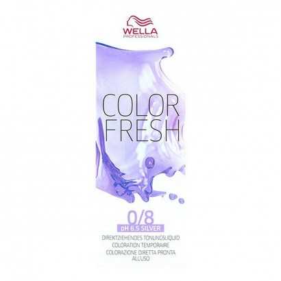 Semi-Permanent Tint Color Fresh Wella Color Fresh 0/8 (75 ml)-Hair Dyes-Verais