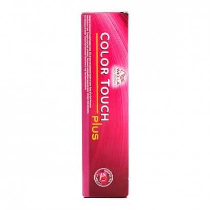 Permanent Dye Color Touch Plus Wella 44/06 (60 ml)-Hair Dyes-Verais