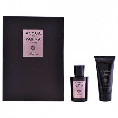 Men's Perfume Set Colonia Ambra Acqua Di Parma 2523646 EDC 2 Pieces (2 pcs)-Cosmetic and Perfume Sets-Verais