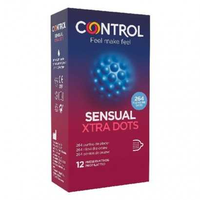 Condoms Sensual Xtra Dots Control (12 uds)-Condoms-Verais