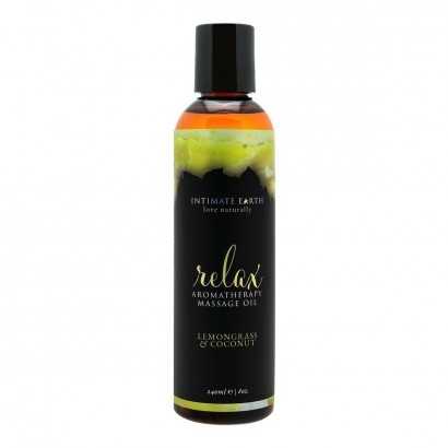 Massage Oil Relax 240 ml Intimate Earth Citric Sweet-Erotic oils-Verais